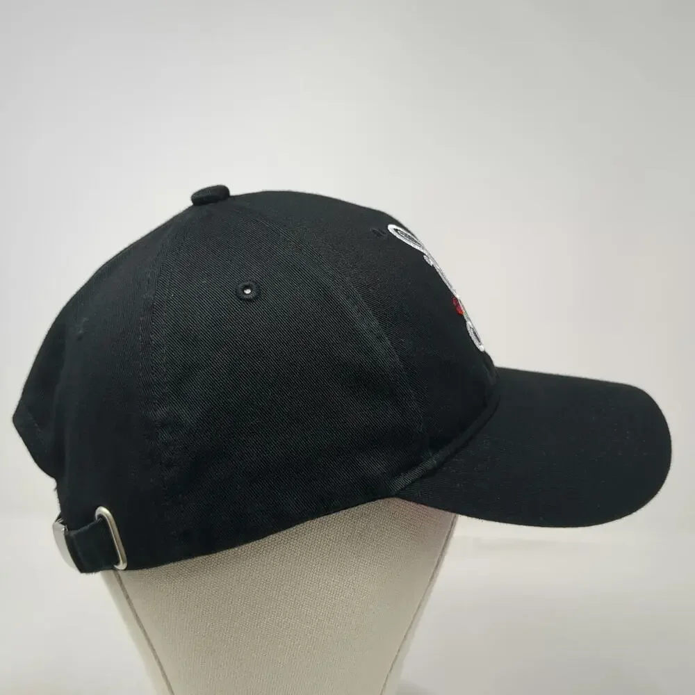 BKYS Baseball Cap Hat Black One Size Lucky Charm Rabbit Red Underbrim Graphic